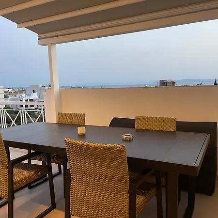 Apartmán Glyf Seaview Penthouse By Taurus Atény Exteriér fotografie